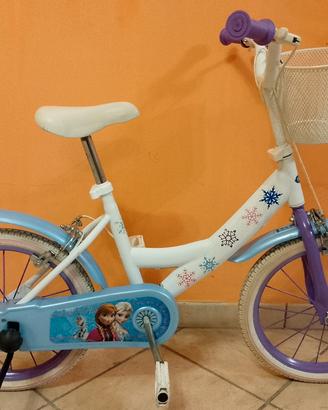 Bici bimba misura 16 Disney Frozen 