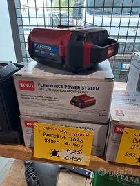 Batterie e Caricabatterie TORO 60V Flex-Force.