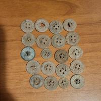 20 bottoni vintage da collezione alcuni ww1/ww2
