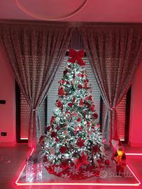 Albero di natale innevato alto 210  .. 