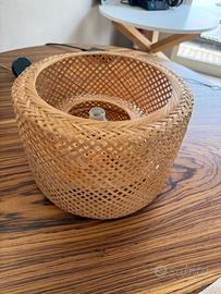 Lampadario in Rattan