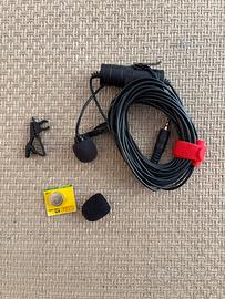 Microfono attivo cardioide con filo Boya