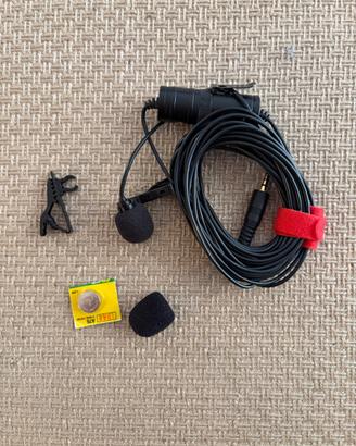 Microfono attivo cardioide con filo Boya