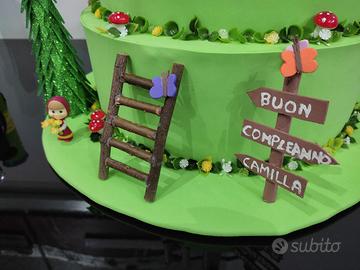 torta scenografica Masha e Orso - Tutto per i bambini In vendita a Napoli