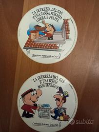 Adesivi vintage Comitato Italiano Gas-CIG