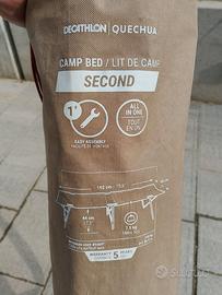 Lettino campeggio CAMP BED SECOND 65 cm
