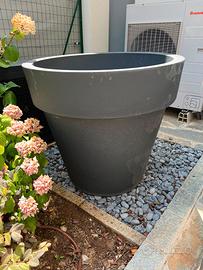 Vaso fioriera in resina STANDARD ONE Ø80