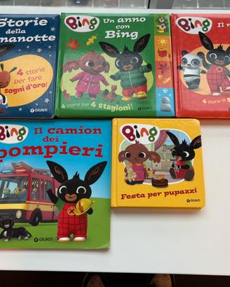 Set di 5 libri per bambini Bing