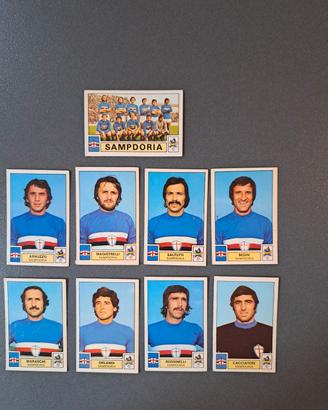 calciatori Panini Sampdoria 1975-76 