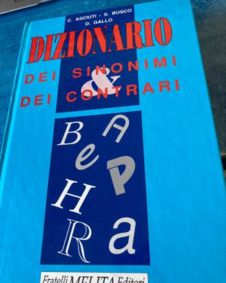 Dizionario dei sinonimi e contrari