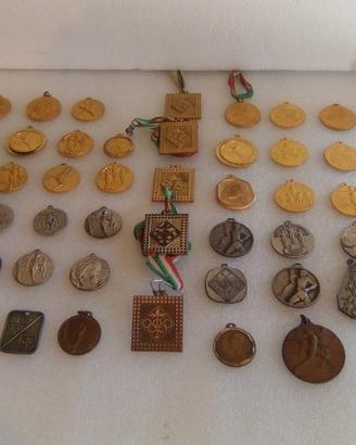 LOTTO MEDAGLIE SPORTIVE VINTAGE ANNI '70