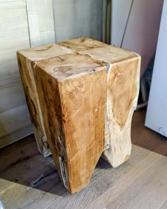 Tavolino tronco con ruote Maison du Monde