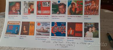 MUSICA 45 GIRI ANNI 60/70