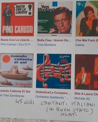 MUSICA 45 GIRI ANNI 60/70