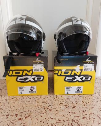 2 Caschi moto Scorpion Exo