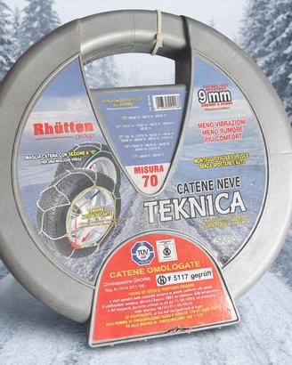 Catene neve teknica 9mm gr70