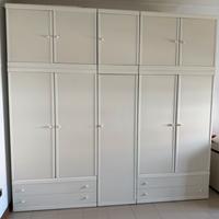 Armadio bianco 5 ante