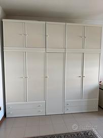 Armadio bianco 5 ante
