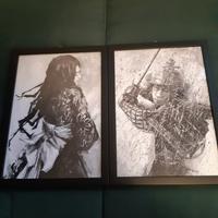 Stampe giapponesi con cornici