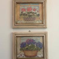 2 quadri di fiori 