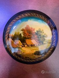 Coppia pannelli soviet laccati  Borovikov A. 1986