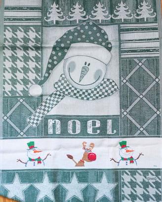 Strofinaccio di Natale ricamato