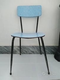 Iconica e tipica "sedia da cucina anni 50/60