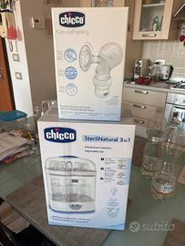 Sterilizzatore e tira latte