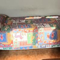 Letto comprensivo di materasso e coperta