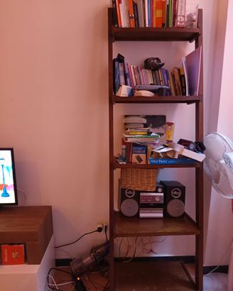 libreria a scaletta legno