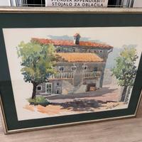 Acquerello soggetto vernacolare