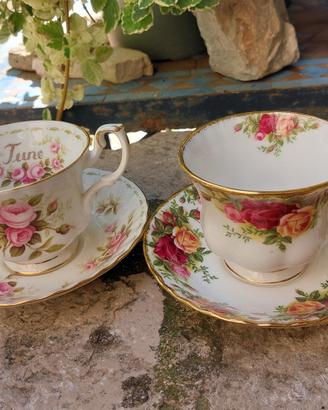 Coppia Tazze Royal Albert 