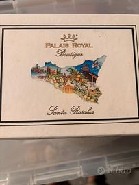 Porta candela con candela profumata