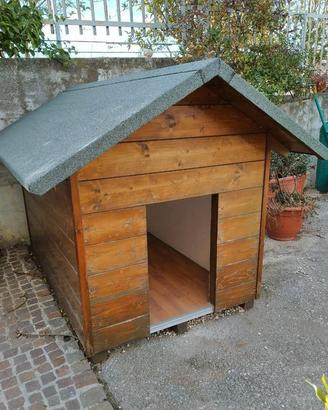 Cuccia casetta box in legno coibentata