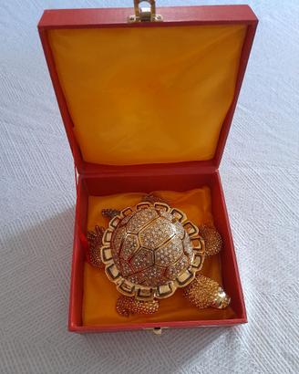 Portagioie TARTARUGA dorato