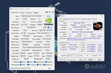 PC Gaming Ryzen 9 7900 + RTX 4070 Super + 32GB DDR