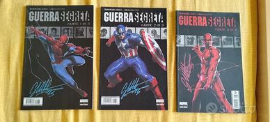 Guerra segreta 1-3 autografata da Dell'Otto