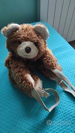 Zaino orsetto peluche vintage anni 80