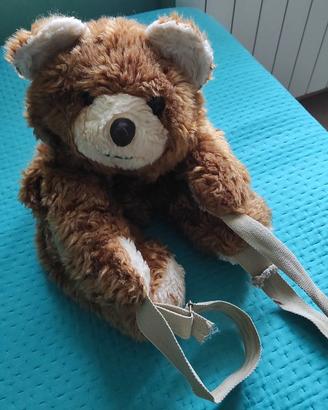 Zaino orsetto peluche vintage anni 80