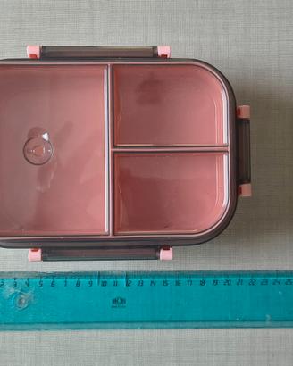 Lunch Box Porta Pranzo a 2 Livelli con Posate - Ro
