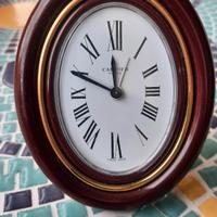 orologio sveglia da tavolo Cartier anni 80