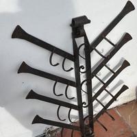 Portabottiglie in ferro battuto