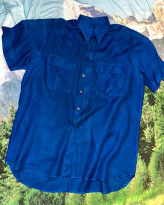 Taglia forte camicia uomo mezza manica