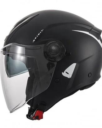 Casco urban jet Ufo Spirit nero bianco opaco