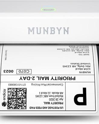 MUNBYN Stampante termica etichette di spedizione