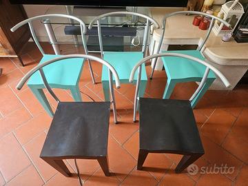 Kartell n. 5 sedie Dr Glob