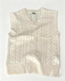 gilet smanicato piazza italia girls taglia 11/12