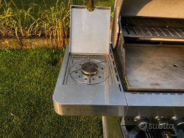 Barbecue a gas in acciaio inox(LEGGI DESCRIZIONE)
