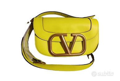 SuperVee borsa tracolla Lime vera pelle Valentino