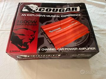 Amplificatore Audio COUGAR 1600 Watt Nuovo + Casse